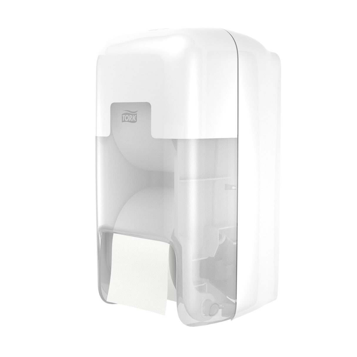 DISTRIBUTEUR DE PAPIER TOILETTE DOUBLE PETIT ROULEAU TORK OPTISERVE® T7 BLANC