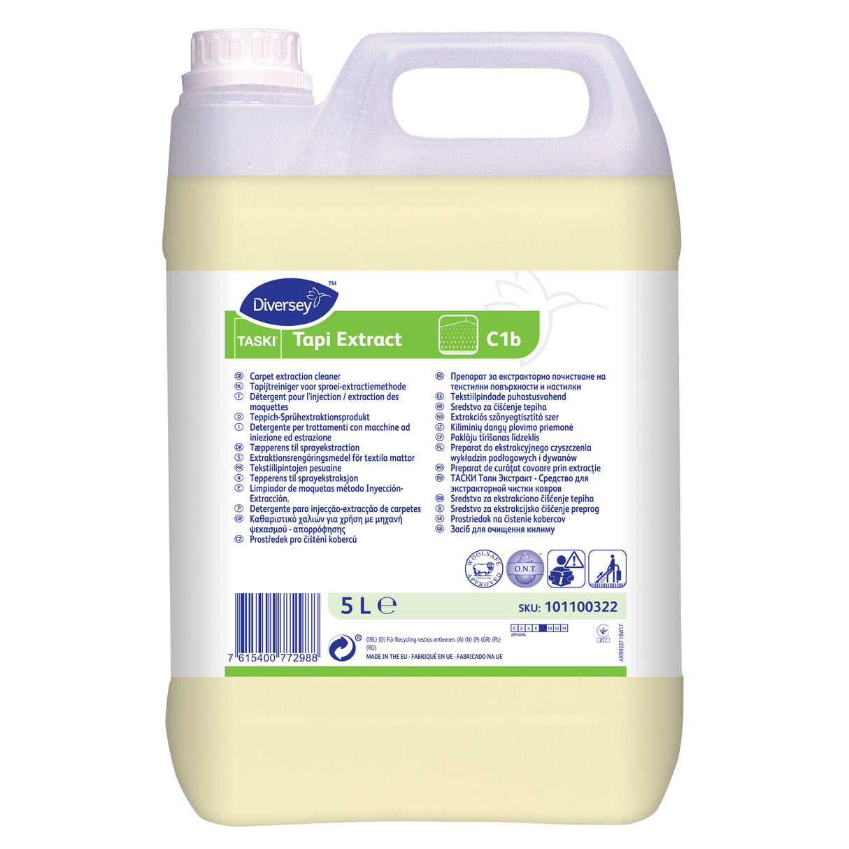 NETTOYANT TAPIS ET MOQUETTES TASKI TAPI EXTRACT 5L