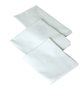 CARRÉ D'ESSUYAGE SPUNLACE LISSE 50G 40X40CM BLANC X50