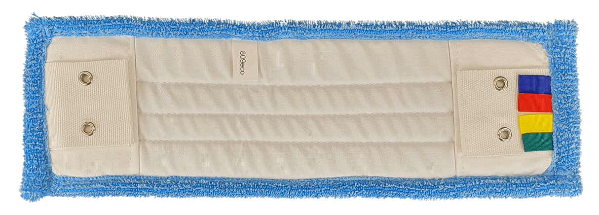 FRANGE DE LAVAGE MICROFIBRE TECHLINE POCHES ET LANGUETTES 45CM 2ŒILLETS