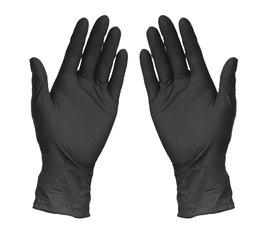 GANT NITRILE FIRST NOIR NON POUDRÉ TECHLINE ORIGIN TAILLE S BOITE X100