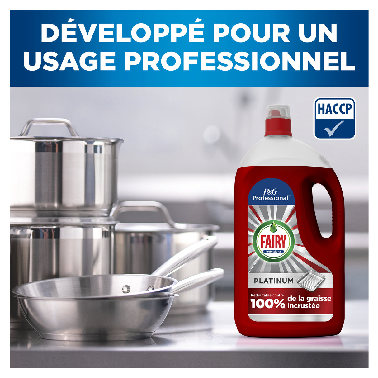 LIQUIDE VAISSELLE CONCENTRE FAIRY PLATINUM PROFESSIONAL 4L