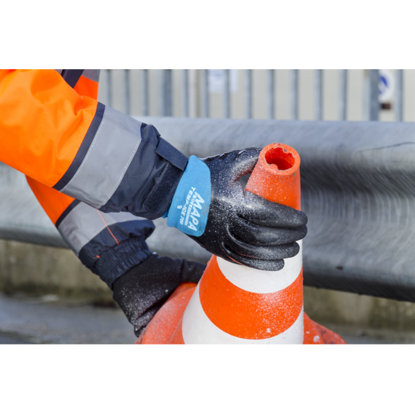 GANT TEXTILE ISOLANT NOIR BLEU TEMPICE 700 TAILLE 10 X1 PAIRE