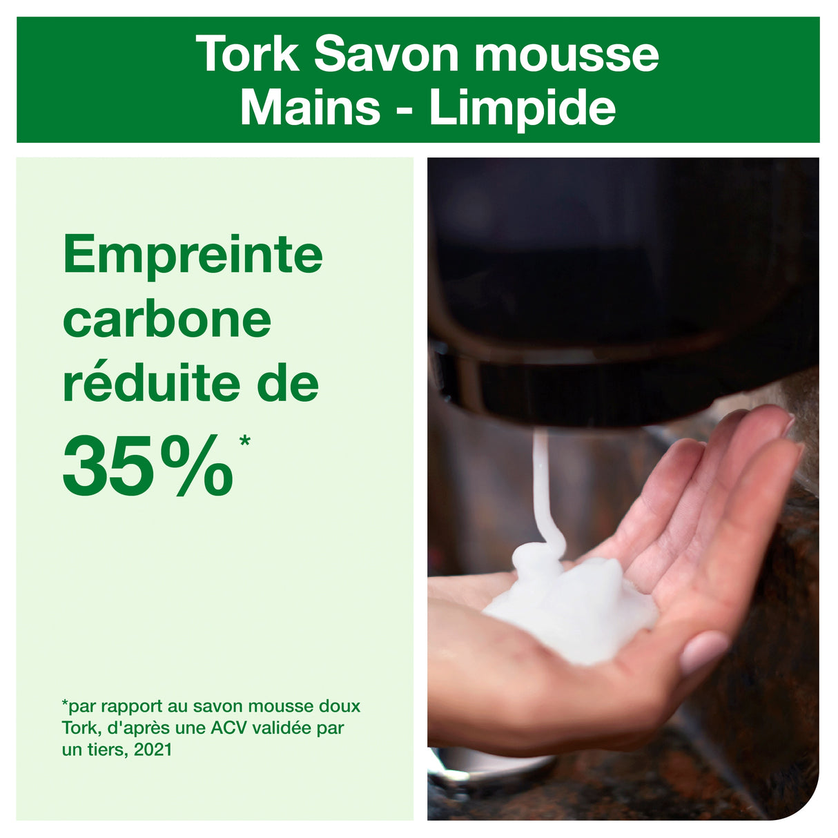 SAVON MOUSSE TORK® PREMIUM S4 LIMPIDE CARTOUCHE 1L X6
