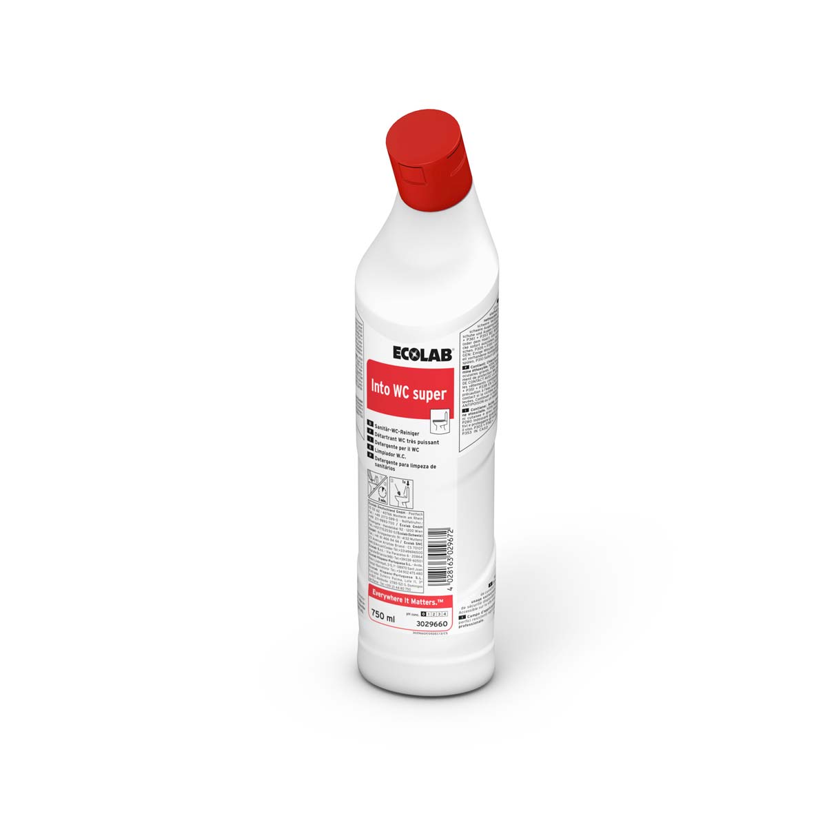GEL WC PUISSANT INTO WC SUPER ECOLAB 750ML