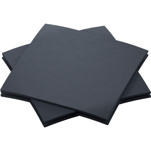 SERVIETTE 20X20CM NON TISSÉ BIO-DUNISOFT® NOIR X2880
