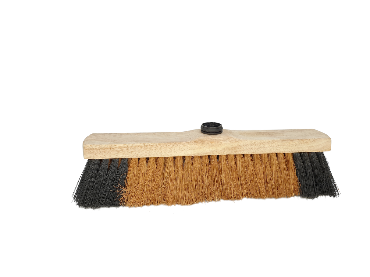 BALAI 38CM DOUILLE DROITE FIBRES COCO RENFORT MOUSTACHE