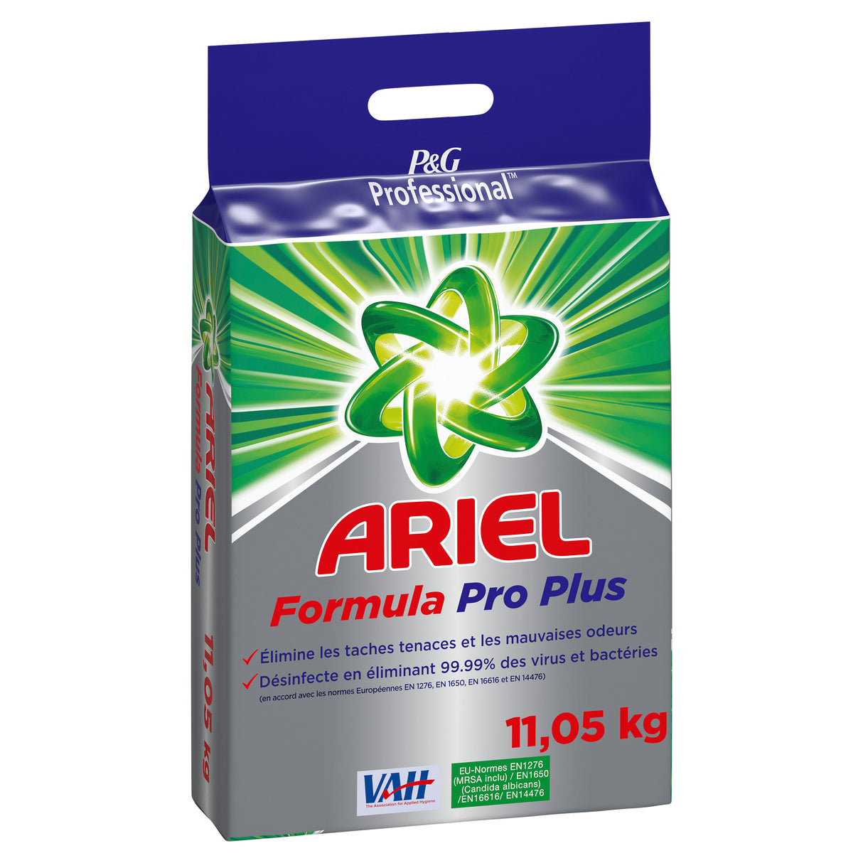 LESSIVE POUDRE DESINFECTANTE ARIEL FORMULA PRO PLUS 11,05KG