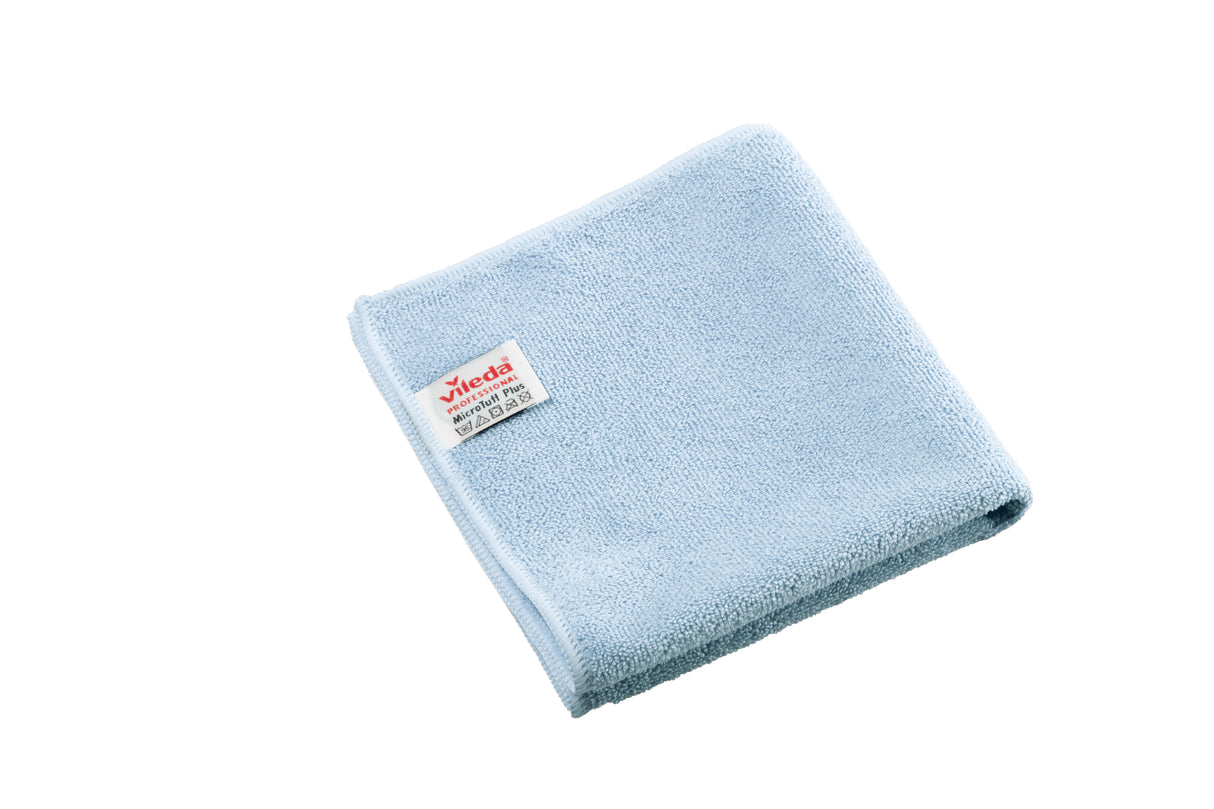 LAVETTE BOUCLEE MICROTUFF PLUS 38X38CM BLEU VILEDA X5
