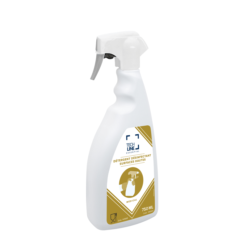 DETERGENT DESINFECTANT SURFACES HAUTES TECHLINE 750ML