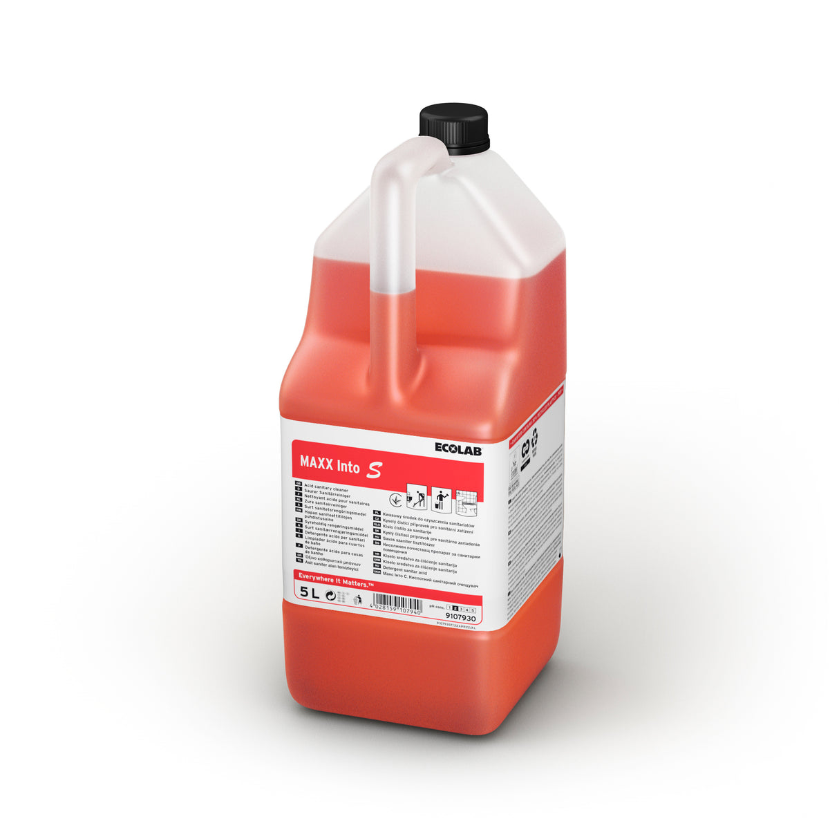 NETTOYANT QUOTIDIEN SANITAIRES ECOLAB MAXX INTO S ECOLABEL 5L