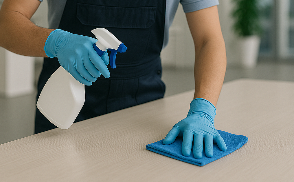Nettoyage des surfaces : produit détergent ou désinfectant ?