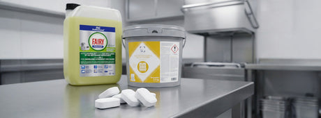 Détergent lave-vaisselle professionnel : liquide, pastilles ou poudre, que choisir ?