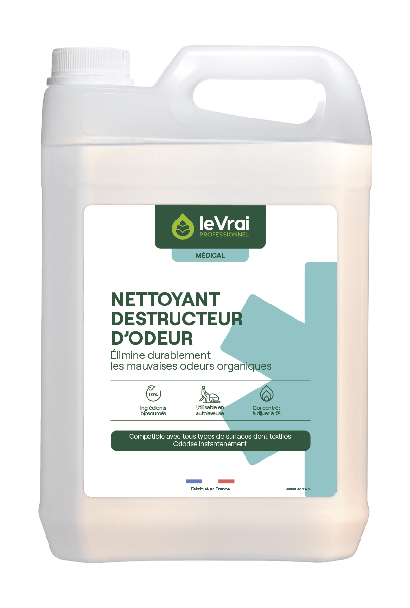 NETTOYANT DESTRUCTEUR D'ODEUR CONCENTRE MEDICAL MENTHE 5L