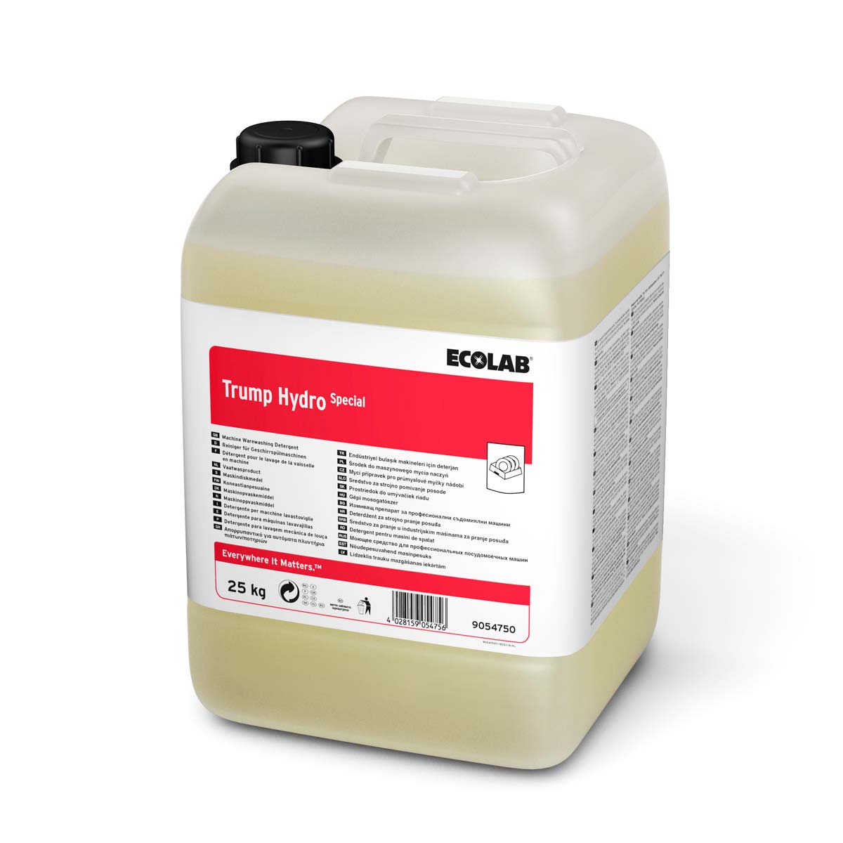 DETERGENT LIQUIDE VAISSELLE EAU DURE TRUMP HYDRO SPECIAL ECOLAB 25KG