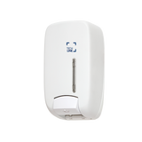 DISTRIBUTEUR MANUEL DE SAVON LOTION GEL À RÉSERVOIR TECHLINE 1L BLANC