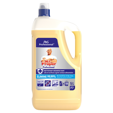 DETERGENT DESINFECTANT CONCENTRE MULTI USAGES SOLS ET SURFACES ME PROPER PROFESSIONAL 5L