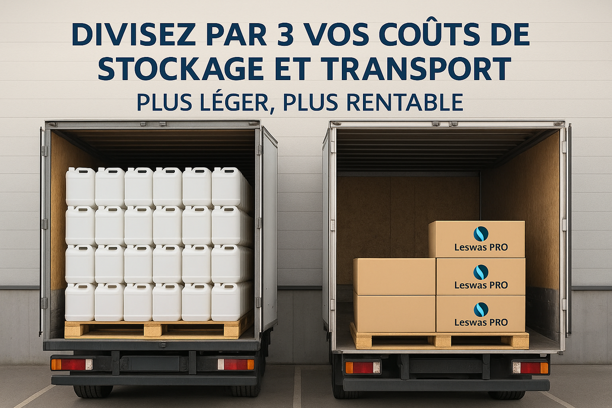 LESSIVE EN FEUILLE LESWAS PRO X100