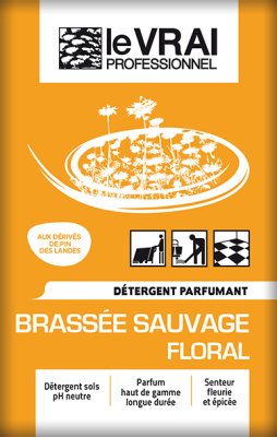 NETTOYANT SOLS PARFUMANT LE VRAI BRASSEE SAUVAGE 125X16ML