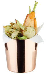 POT À FRITES BORD DROIT CUIVRE Ø85 MM 35 CL