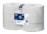 PAPIER TOILETTE JUMBO TORK® ADVANCED T1 BLANC 380M 2 PLIS ECOLABEL X6