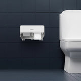 DISTRIBUTEUR DE PAPIER TOILETTE PETIT ROULEAU DOUBLE ICON™ BLANC MOSAÏQUE