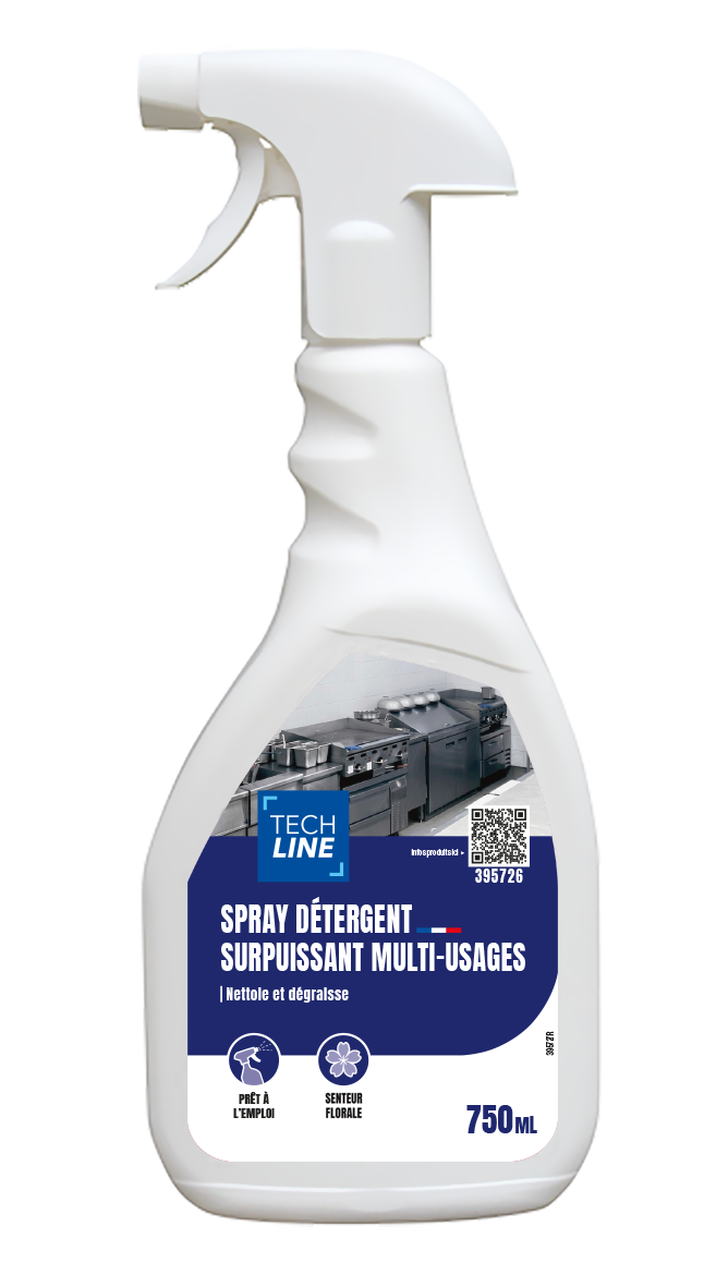 DETERGENT SURPUISSANT MULTI USAGES TECHLINE 750ML