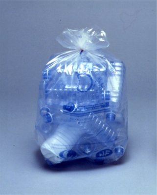 SAC POUBELLE 130L BASSE DENSITE DECHETS MOYENS TRANSPARENT X200