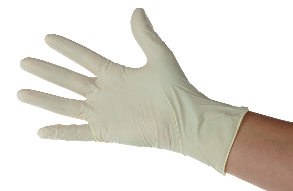 GANT LATEX BLANC POUDRE TECHLINE 