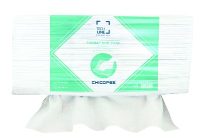 FORMAT NON TISSE USAGE COURT NTLINE 80 TECHLINE 42X38CM BLANC 5X70 FORMATS