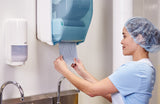 DISTRIBUTEUR D’ESSUIE-MAINS ROULEAUX TORK® W6 BLANC & BLEU