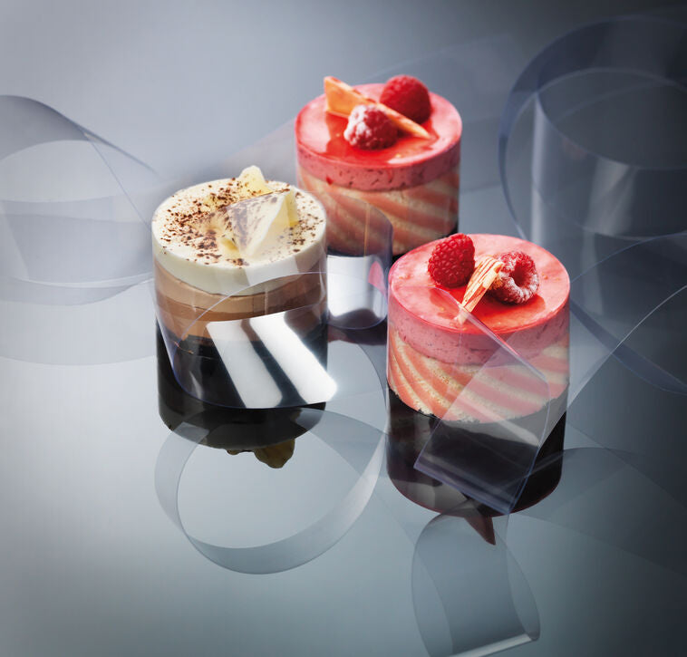 RUBAN PÂTISSIER 250 M EN PVC 150 MICRONS H45 MM