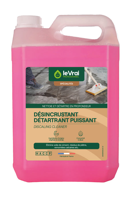 DESINCRUSTANT SOLS APRES TRAVAUX LE VRAI PROFESSIONNEL 5L