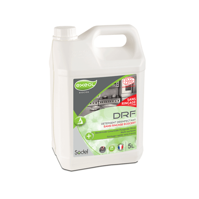 DETERGENT DESINFECTANT SANS RINCAGE EXEOL DRF ECOCERT 5L