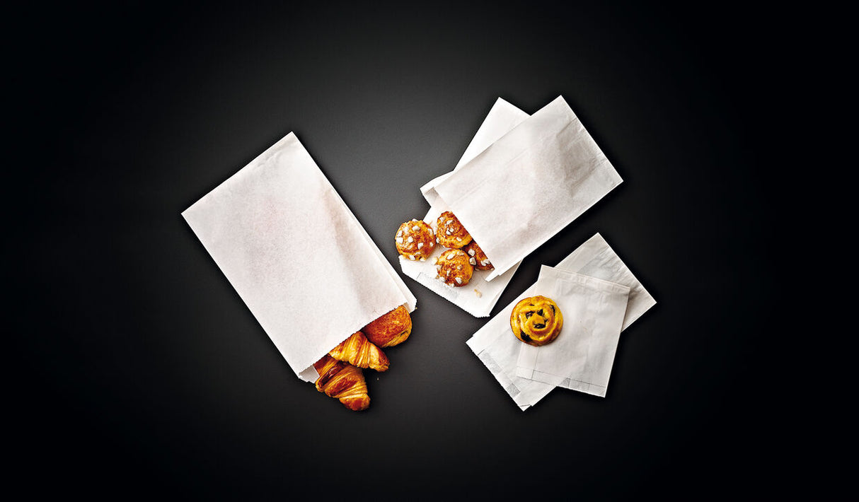 SAC VIENNOISERIE PAPIER 170X310 MM BLANC X1000