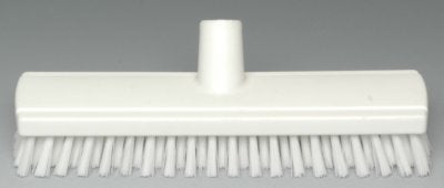 FROTTOIR ALIMENTAIRE 30CM DOUILLE INCLINEE FIBRE DURE BLANC