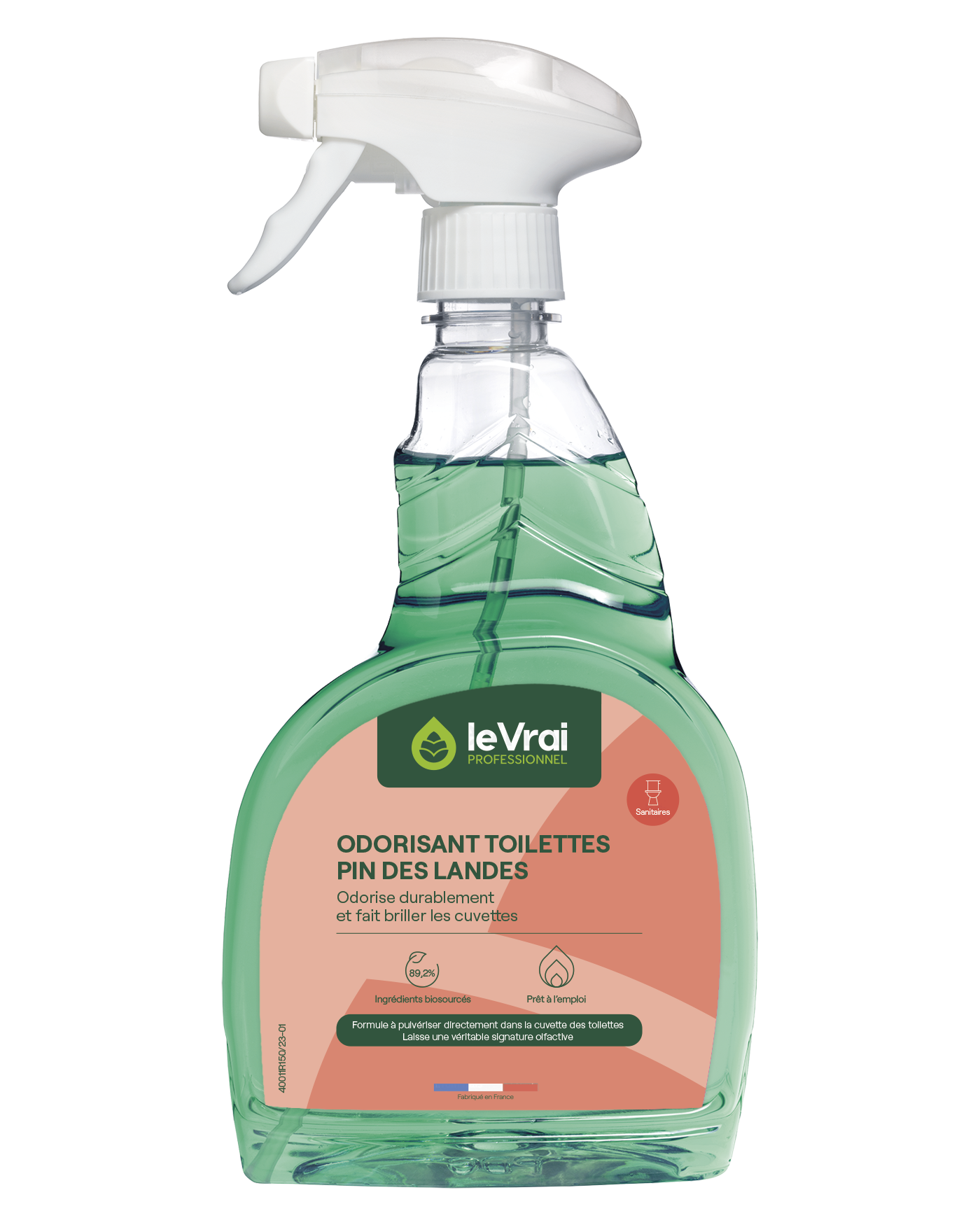 ODORISANT TOILETTES SANITAIRE PIN DES LANDES LE VRAI PROFESSIONNEL 750ML