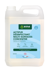 DETERGENT DESINFECTANT MULTI SURFACES CONCENTRE ACTIPUR LE VRAI PROFESSIONNEL ECOCERT 5L