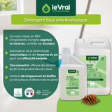 NETTOYANT SOLS ET SURFACES LE VRAI PROFESSIONNEL ECOLABEL 5L