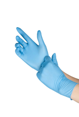 GANT NITRILE BLEU FIRST NON POUDRÉ TECHLINE ORIGIN TAILLE L BOÎTE X100