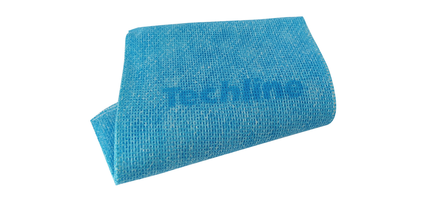 LAVETTE NON TISSEE TECHLINE CO-BRANDING 51X36CM BLEU X25