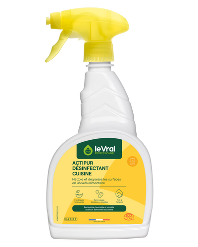 DEGRAISSANT DESINFECTANT ACTIPUR LE VRAI PROFESSIONNEL ECOCERT 750ML
