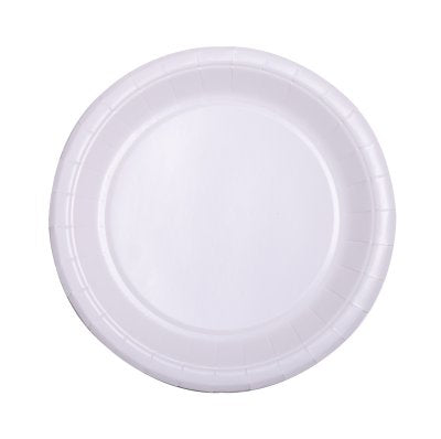 ASSIETTE RONDE CARTON Ø18CM BLANC X1000