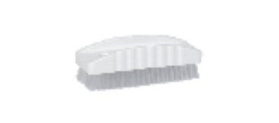 BROSSE A MAIN ALIMENTAIRE 13CM FIBRE DURE VIKAN BLANC