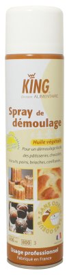 AGENT DÉMOULAGE ET GRAISSAGE DES MOULES KING 600ML