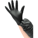 GANT NITRILE NOIR NON POUDRÉ SUPER BLACK TAILLE L BOÎTE X100