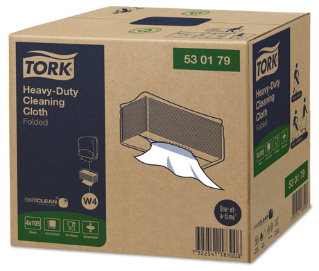 LAVETTE NON TISSEE TORK W4 BLANC BOITE DE 105 FORMATS X4