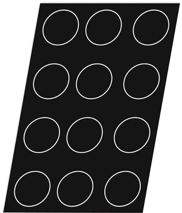 FLEXIPAN 60X40 PLAQUE DE 12 QUICHES 10.5 CM