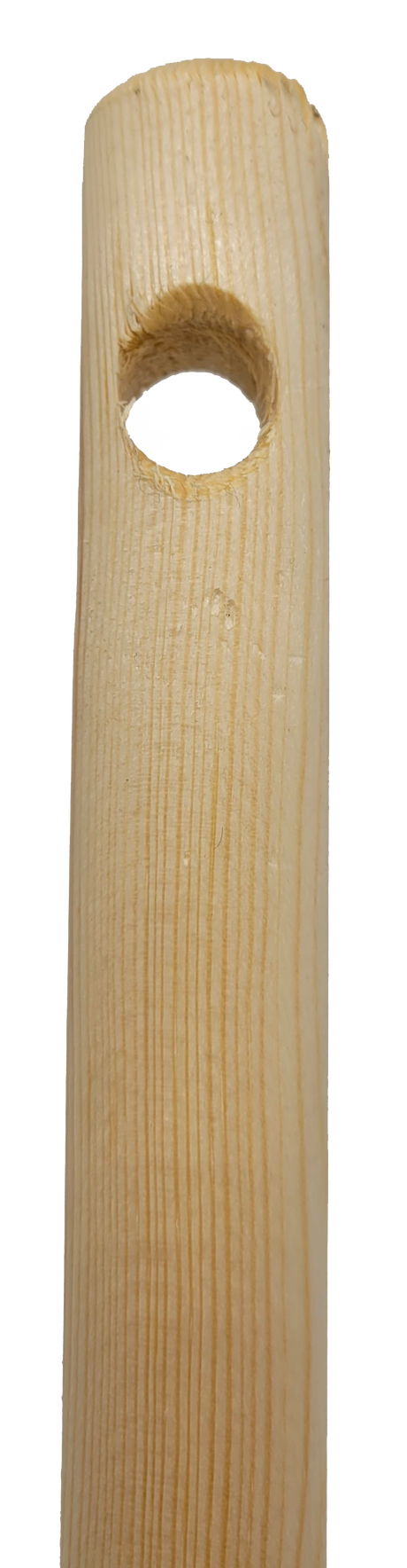 MANCHE BOIS 1,30M DIAMETRE 24MM EMBOUT VIS ET ATTACHE
