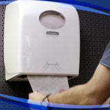 DISTRIBUTEUR D’ESSUIE-MAINS ROULEAUX AQUARIUS™ SLIMROLL BLANC PBS